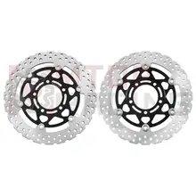 Пара передних тормозных дисков для Kawasaki Z750 (2007 2008 2009 2010 2011 2012) Z1000 (2007-2015) Z1000SX (2011-2016), тормозных роторов Пара передних тормозных дисков для Kawasaki Z750 (2007 2008 2009 2010 2011 2012) Z1000 (2007-2015) Z1000SX (2011-2016), тормозных роторов