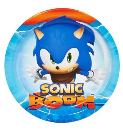 Sonic The Hedgehog торт Топпер съедобная Вафля сахар глазурь бумага Мальчик День
