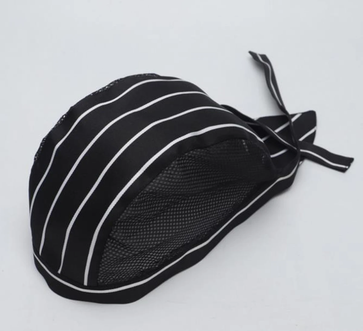 Men Women Adult Adjustable Chef Hat Mesh Kitchen Cooking Hat Restaurant Chef Skull Cap Hairproof Headband