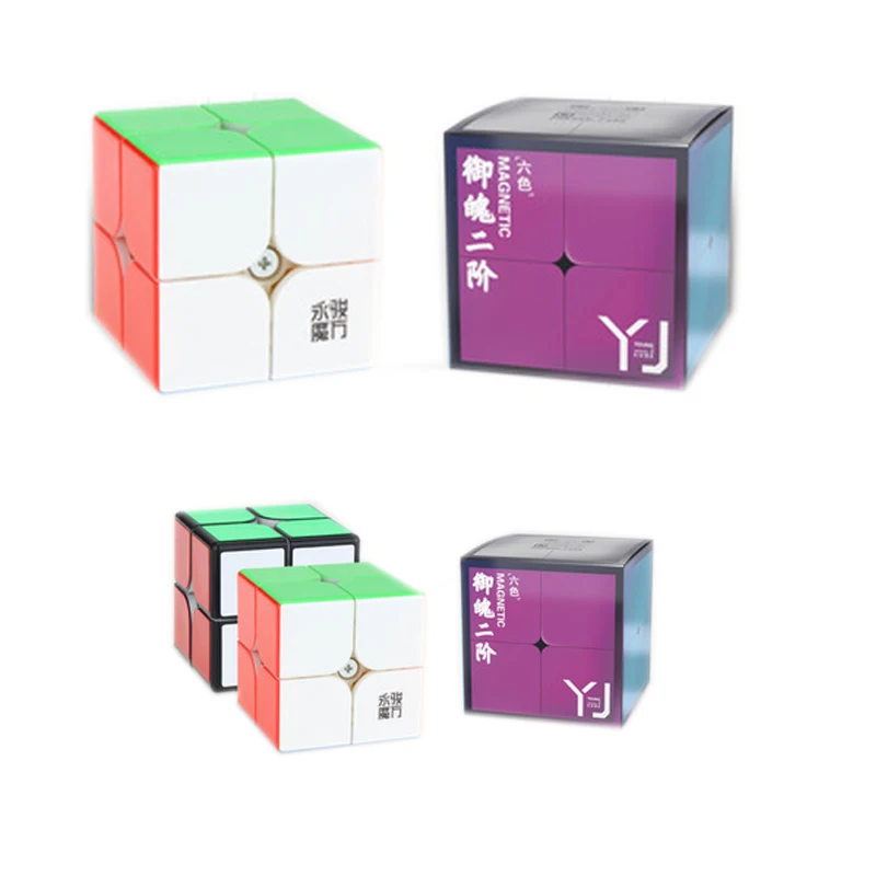 YJ YuPo 2x2x2 2 м 50 мм Neo Mini кубик рубика 2 на 2 Магнитный скоростной Кубик Рубика для профессионалов, подарок на образование, кубики-головоломки, детские игрушки для мальчиков скорость кубик головоломка
