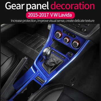 

Gear panel decoration Car Center Control Gear Shift Panel Car central control panel decoration For VW Lavida Plus 2015-2019