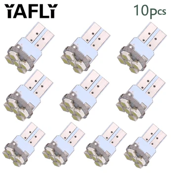

YAFLY t10 194 w5w car led light bulb 10mm socket lamp license plate lights automobile interior lighting DC12v diode in trunk