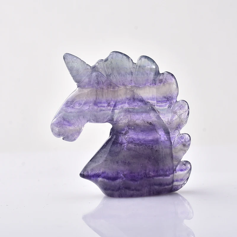 

1PC Natural Gems Hand Engraving Color Unicorn Stone Handicraft Gemstone For Home Decor Or Fengshui Spirit Healing Stone DIY Gift
