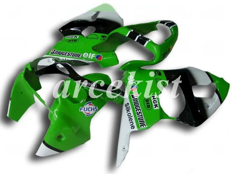 Литьевая Форма ABS мотоцикл обтекатели комплект подходит для kawasaki ZZR600 2005 2006 2007 2008 05 06 07 08 набор кузова зеленый черный