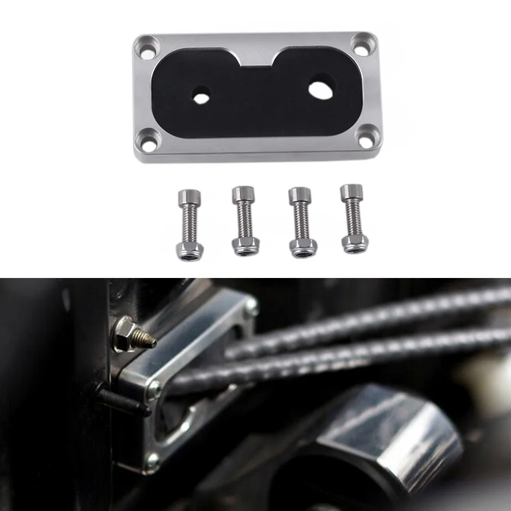 Billet Firewall Aluminum Shifter Transmission Cable Grommet for Civic Integra K-Series Swap K20 K24 SFN061 gear shift knob road bike shifters transmission gear shifter clip kit steering paddle shifter