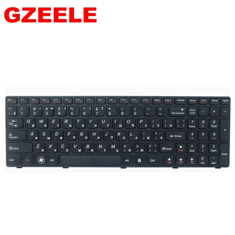 Ru Клавиатура для ноутбука lenovo Y500 Y510P Y500N Y500NT Черный русский