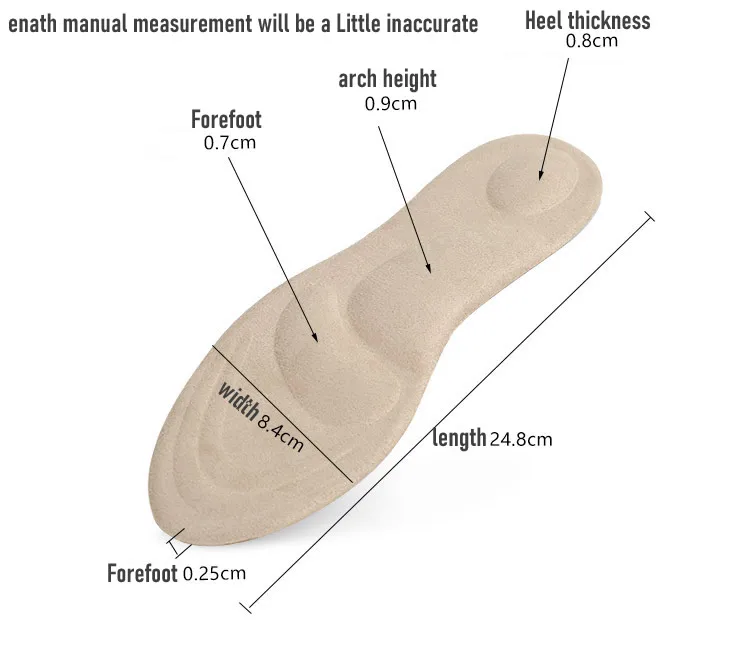 3D arch полная амортизация амортизирующая нескользящая обувь гелевые стельки амортизирующая мягкая женская дышащая обувь внутренняя подкладка Обрезанные стельки