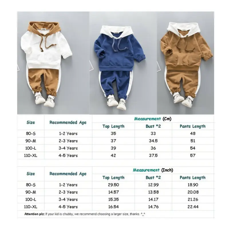 Демисезонный детская одежда для маленьких девочек Одежда для мальчиков одежда из хлопка для малышей, Спортивная толстовка с капюшоном и штаны, 2 шт./компл. Детские Повседневные комплекты одежды спортивные костюмы