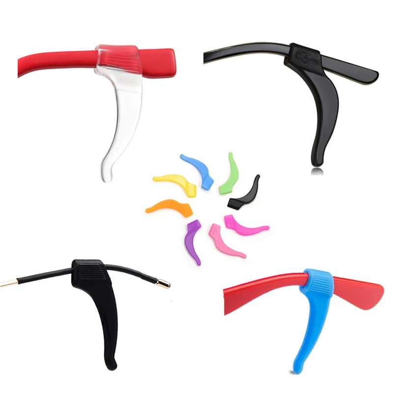 2 пары Противоскользящих ушных крючков аксессуары для очков мужчин и женщин