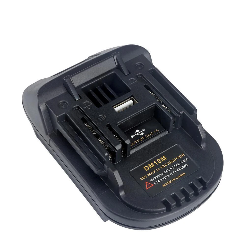 20V to 18V литиевая Батарея адаптер конвертер с USB Порты и разъёмы для MAKITA
