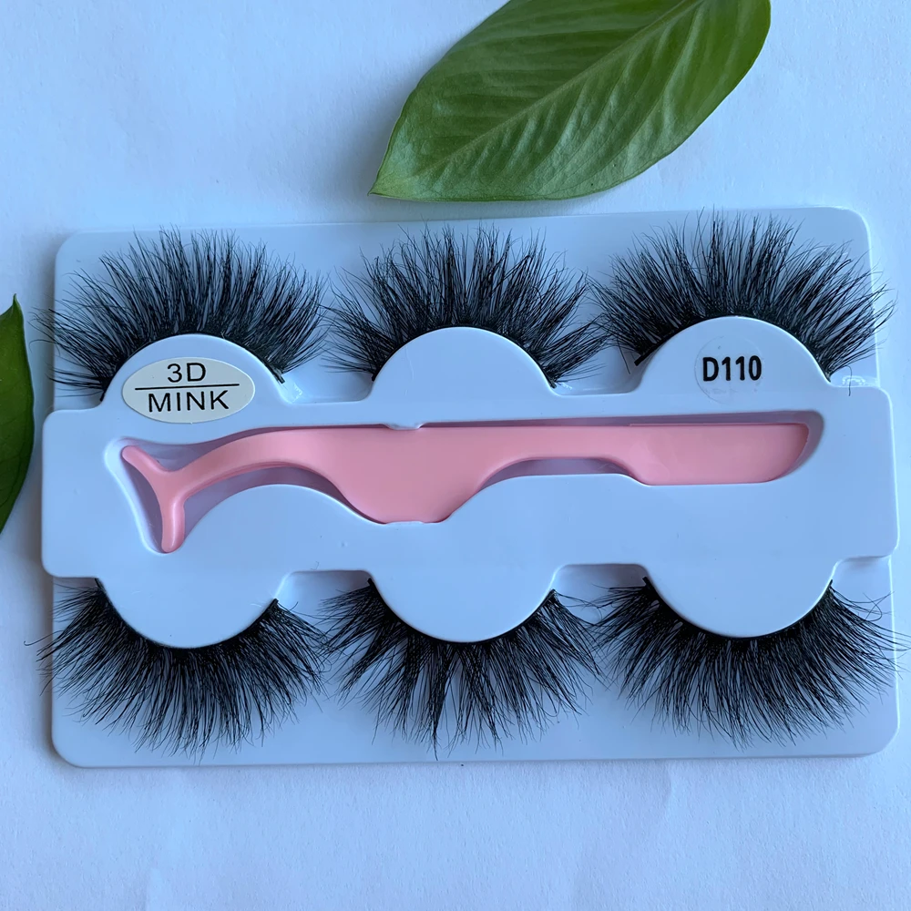 

Hot Sale 3d Mink Lashes with Custom Box Natural/Thick Long Eye Lashes Mink Hair Soft False Eyeslashes