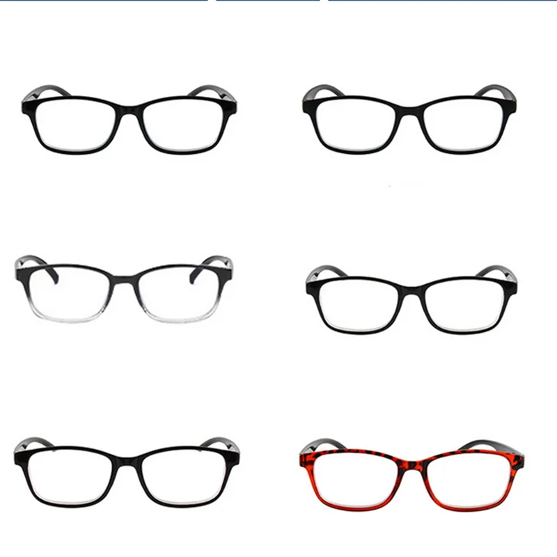 Owalne okulary do czytania + 100 + 150 + 200 kobiety mężczyźni przezroczysty czarny różowy niebieski 7 Owalne okulary do czytania + 100 + 150 + 200 kobiety mężczyźni okulary dla krótkowzroczności -1.0 -1.5 -2.0 przezroczysty czarny różowy niebieski 5