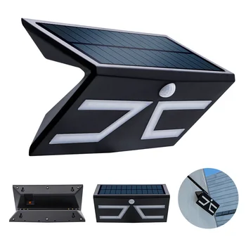 

Solar Motion Dection Wall Lamp 5W SMD IP65 White/Black Shell Warm White/Red/Green/Blue Atmosphere Light