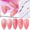 1 Sheet Holo Black Gold 5D Nail Sticker Decal Tassel Strip Line Slider Foils Adhesive Nail Art Decoration ► Photo 3/6