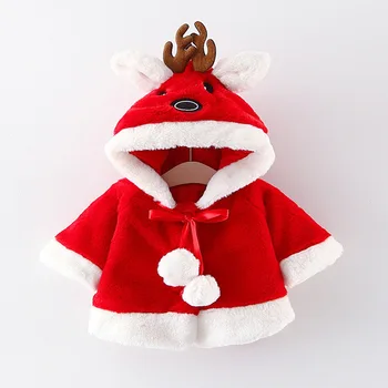 

Infant Girls Coat 2020 Winter Baby Girl& Boy Jacket Fleece Warm Girls Fashion Outerwear Christmas Children Clothes Plus Cashmere