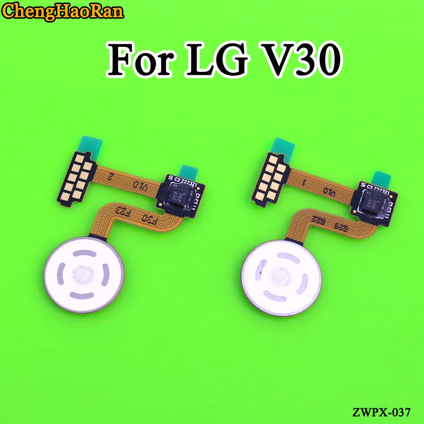 ChengHaoRan 1 шт. для LG V30 V30+ дактилоскопический сканер сенсор Главная Кнопка Разъем гибкий кабель отпечаток пальца гибкое заменяемое