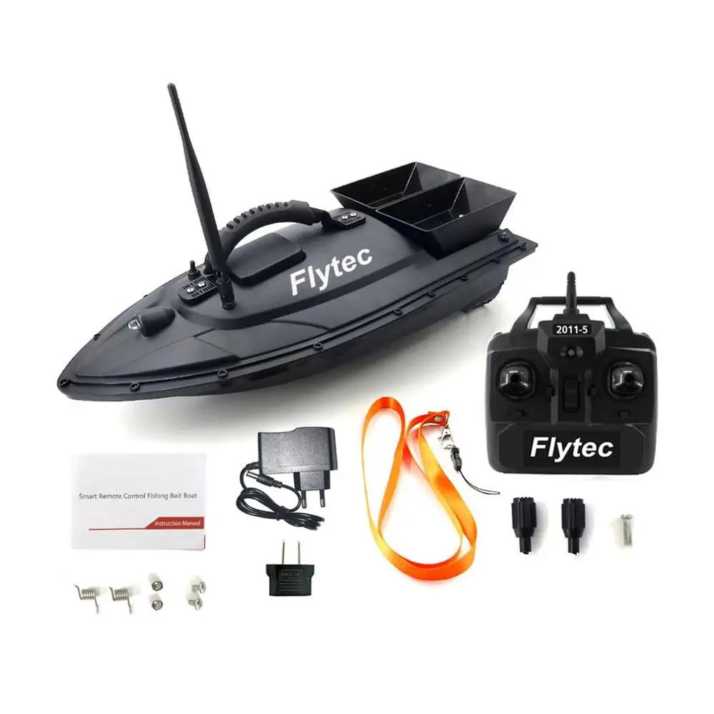 Flytec 2011 5 Smart RC приманка лодка Рыболовный инструмент игрушки двойной мотор