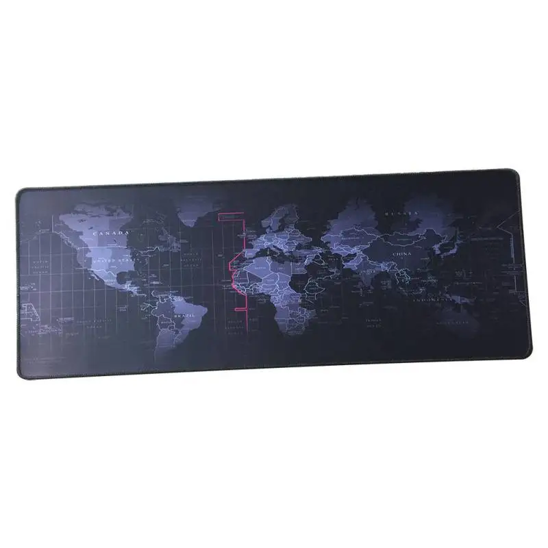 11 Anti Slip Rubber World Map Rubber Game Mouse Pad Mat Laptop Large Speed Gaming Mousepad 90*40cm 80*30cm