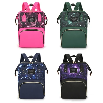 

Starry Daiper Bag Baby Mummy Multifunctional Maternity Nappy Bags Travel Stroller Bag For Mommy Backpack Moms Changing Bag