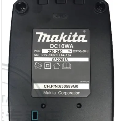 Makita 10,8 V 12V Зарядное устройство DC10WA для BL1013 BL1014 DC10WB DF030D DF330D DF030DWE TD090D HP330D HP330Z TD091Z UH200Z