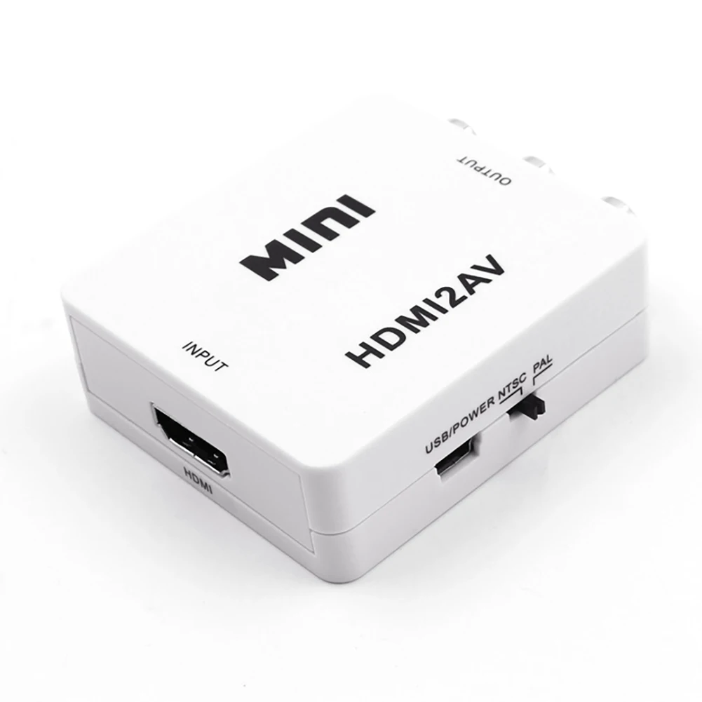 HDMI к 3RCA CVBS композитный видео мини AV конвертер адаптер ТВ PS3 VHS и VCR D LK|Кабели HDMI| |