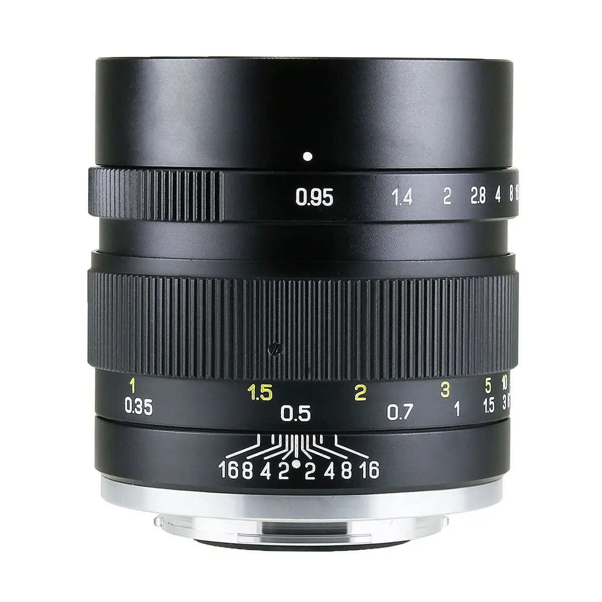 Zhongyi Mitakon Speedmaster 35 мм f/0 95 Mark II объектив для EOS M EF Mount Camera M5 M6 M50 M100 M3 M2 черная