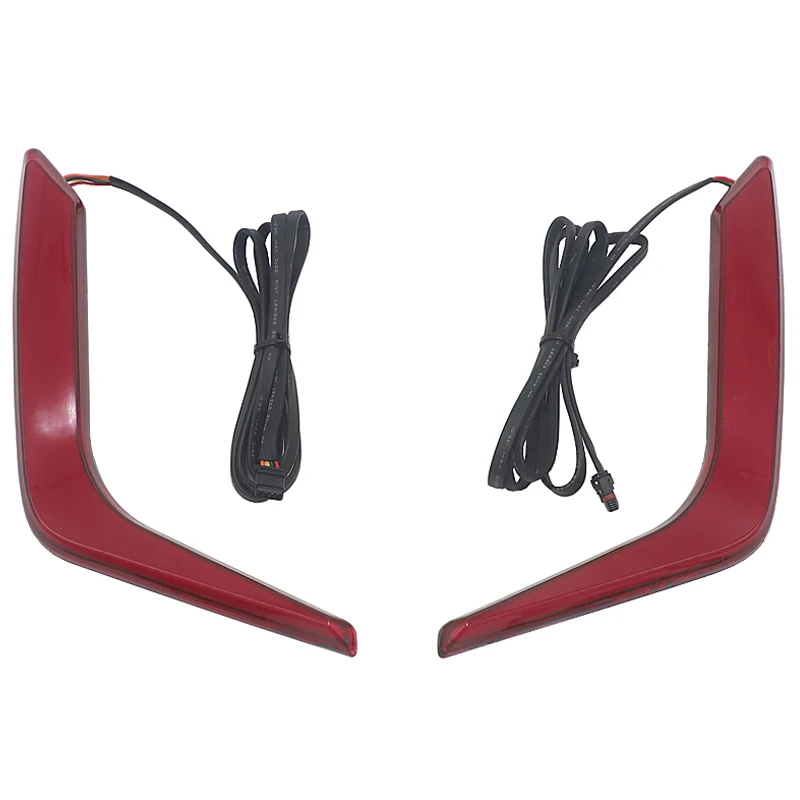 For Honda GL1800 GL 1800 Gold Wing Goldwing Omni LED Rear Saddlebag Accents F6B F 6 B