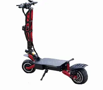 

11 Inch Double Drive Electric Scooters Adults Powerful Motor 3200W 60V 85KM/H Off Road Electric Bike
