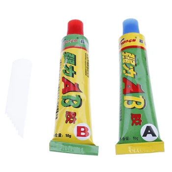 

2Pcs Super Strong Metal Furniture Wood Quick-drying Epoxy Adhesive Clear Plastic Glue AB
