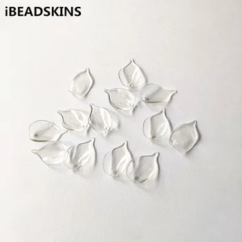 

New arrival! 21X13mm 1600pcs Clear acrylic Leaf shape beads for Necklace,Earrings parts,hand Made Jewelry DIY