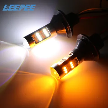 

2Pcs/Set DC 12V Car Turn Signal Light Auto Lamps Universal Car Daytime Running Lights Waterproof 1156 42LED Car Accessories