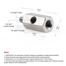 

Gauge Turbo Adapter Fitting Line Accessories Oil Pressure Stainless steel