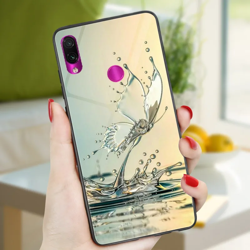 HD205 Для Xiaomi Redmi 7 7A 8 8A 6A 5A Redmi Note 8 7 6 5 8 Pro 5 A Prime 8T чехол-бабочка для телефона Redmi 5 Plus черный чехол PC TPU - Цвет: HD205