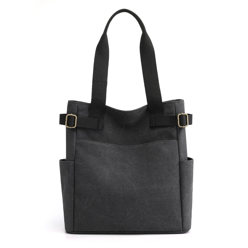 High Capcaity Canvas Female Top-handle Bags Vintage Women Handbag Totes Designers Luxury Travel Women Shoulder Bags