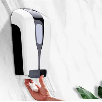 

500ML Manual Liquid Soap Dispenser Wall Mounted Hand Sanitizer Machine Hanging Container For Hotel Bubble Foam Spray Dispenser
