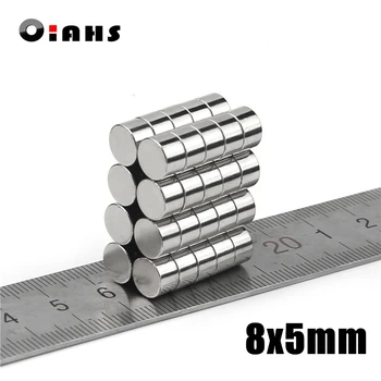 

20pcs 8x5mm Super Powerful Strong Bulk Small Round NdFeB Neodymium Disc Magnets Dia 8mm x 5mm N35 Rare Earth NdFeB Magnet