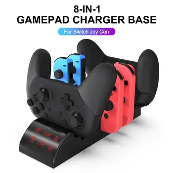 

Wireless Game Controller Base Gamepad 8 in 1 Charger Base for Switch Joy Con