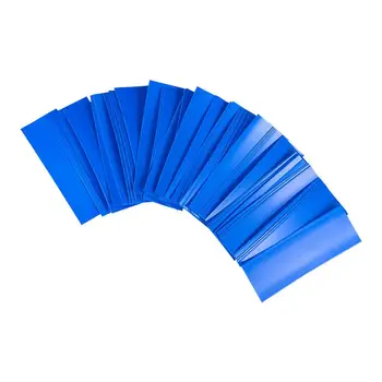 

Othmro 50 Pcs PVC Heat Shrink Tubing Tube Fruit Green White Blue for 1× AAA Battery Sleeves Accessories 17mm Width 48mm Length