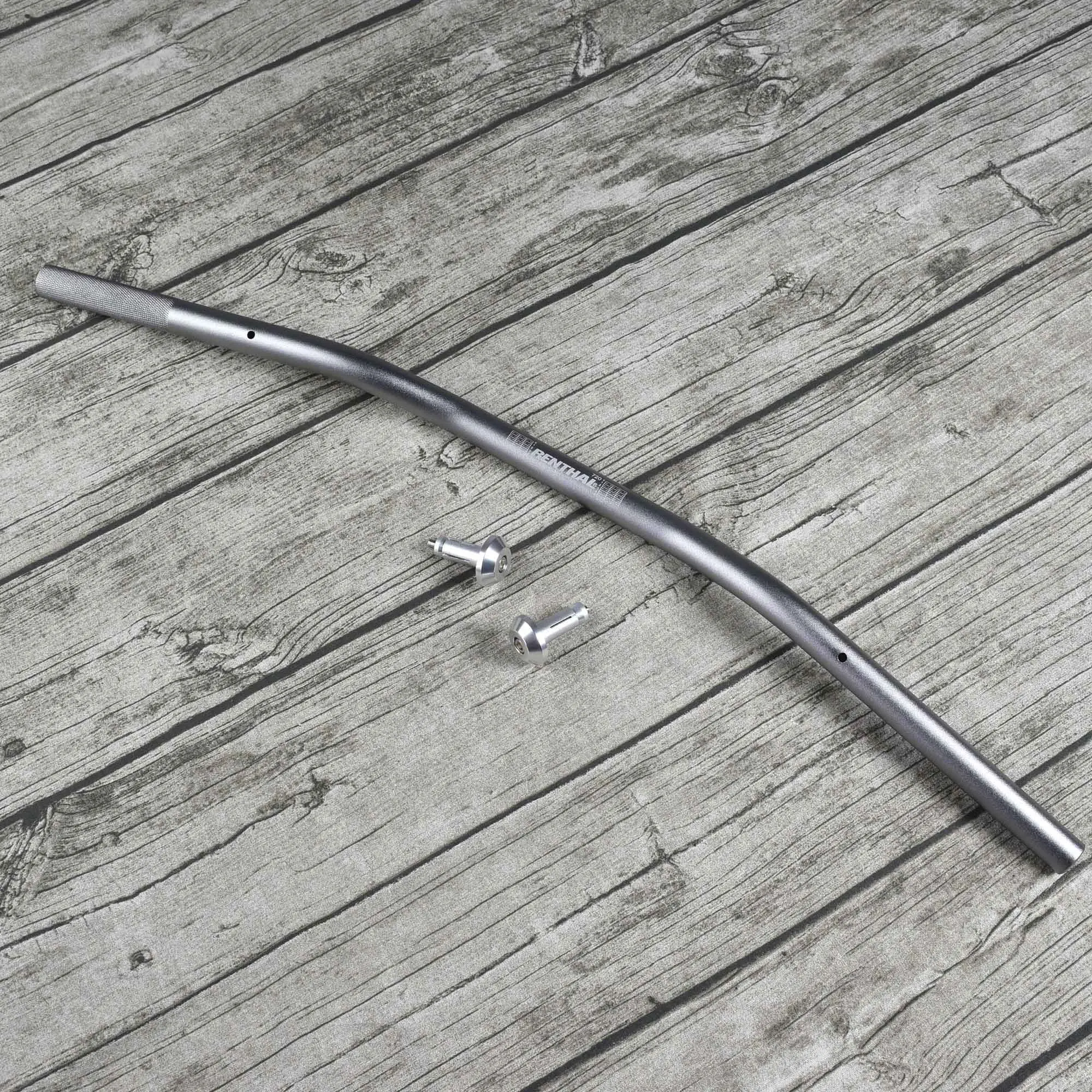 Titanium with ends A Универсальный для мотоцикла Renthal 22 мм Руль с ЧПУ руль из алюминиевого сплава 7/8 дюймов руль manillar de la motocicleta - Цвет: Titanium with ends A