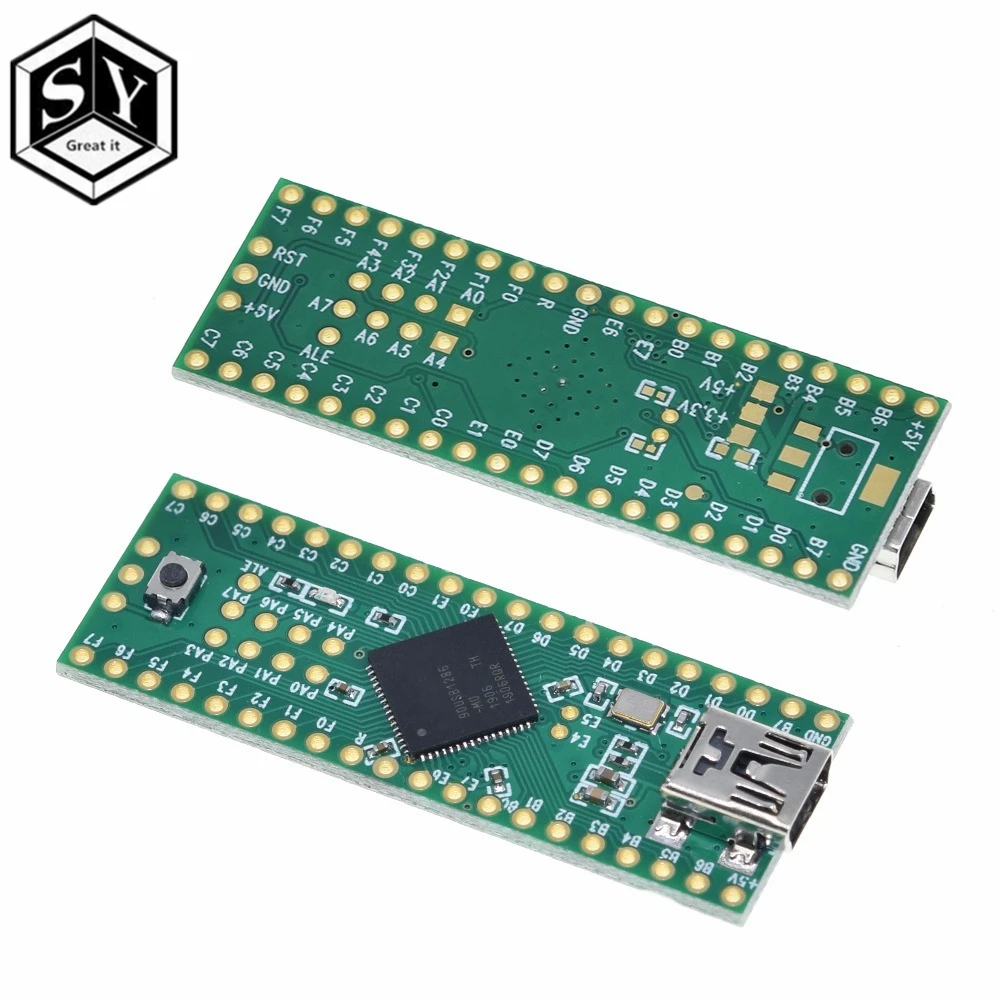 GREAT IT Teensy 2,0++ USB AVR макетная плата ISP U диск клавиатура мышь Экспериментальная плата AT90USB1286 для Arduino