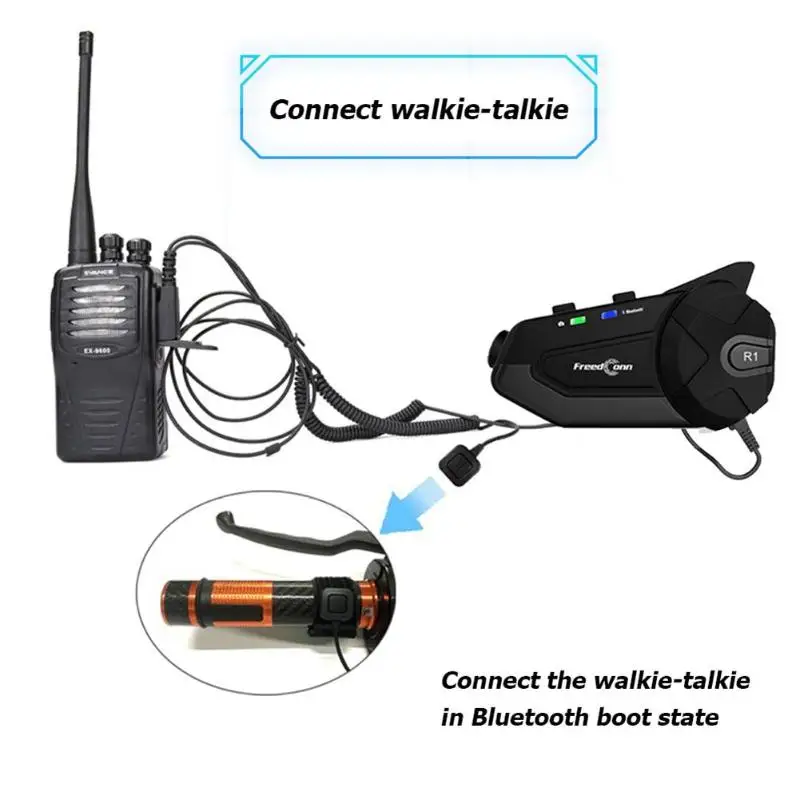 R1 1080P HD камера шлем гарнитура мотоциклетная стерео музыка Wi-Fi Bluetooth HiFi автоматически отвечающая на отклонение голосовых звонков