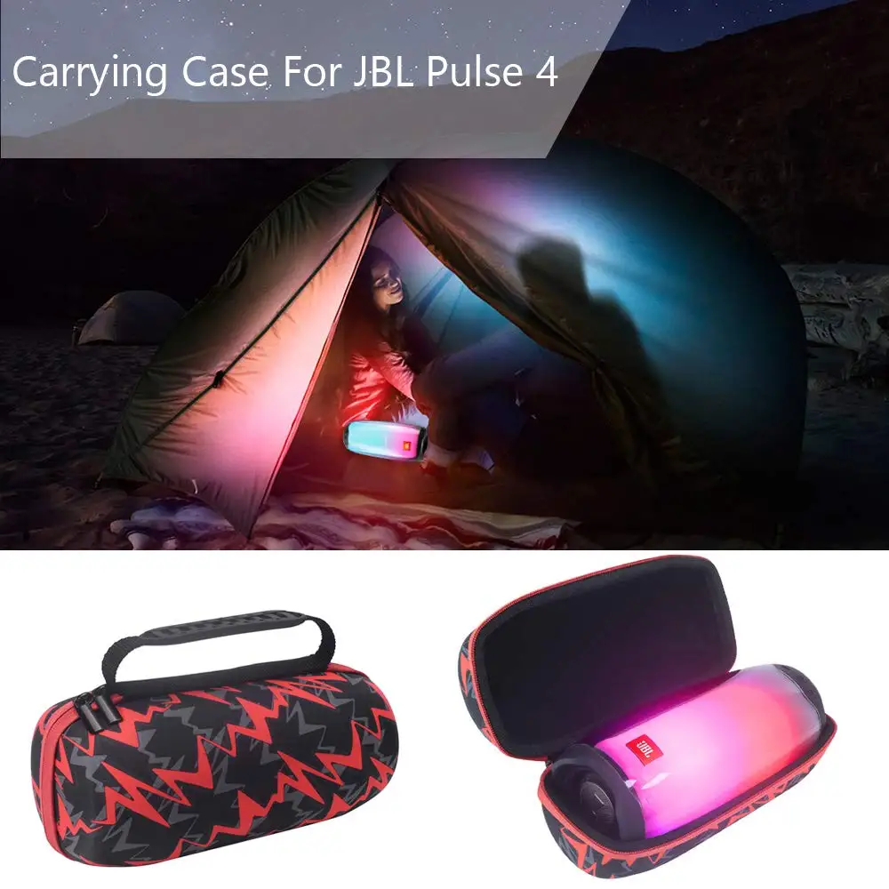 Tasche für JBL Pulse 4 co2CREA Harte reiseschutzhülle Etui Tasche für JBL Pulse 4 Tragbarer Bluetooth-Lautsprecher