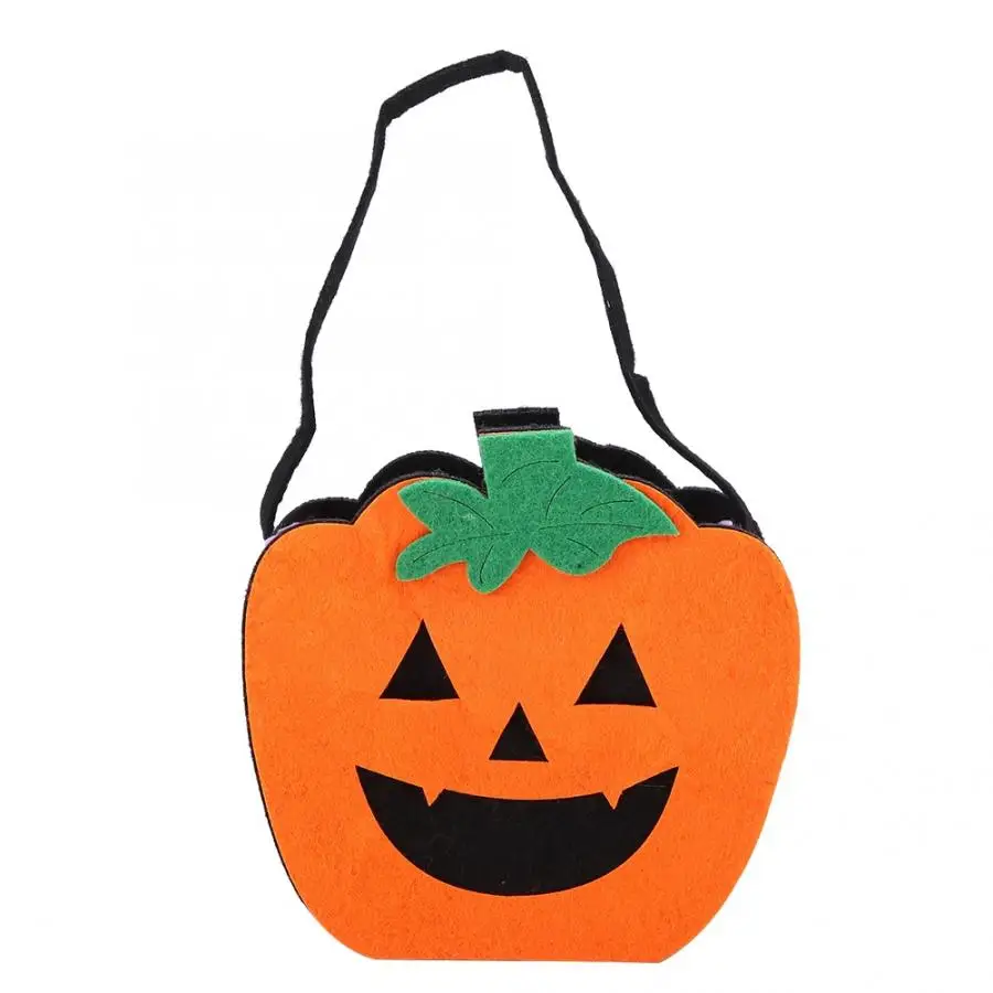 Pumpkin Тканевая сумка на Хэллоуин для подарка конфетные шоколадные вечерние украшения - Цвет: Pumpkin