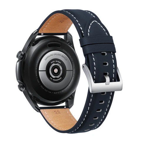 22mm Leather Watch strap For Samsung galaxy watch 3 41mm 45mm for Huawei Watch GT2 46mm Replacement Watch Band