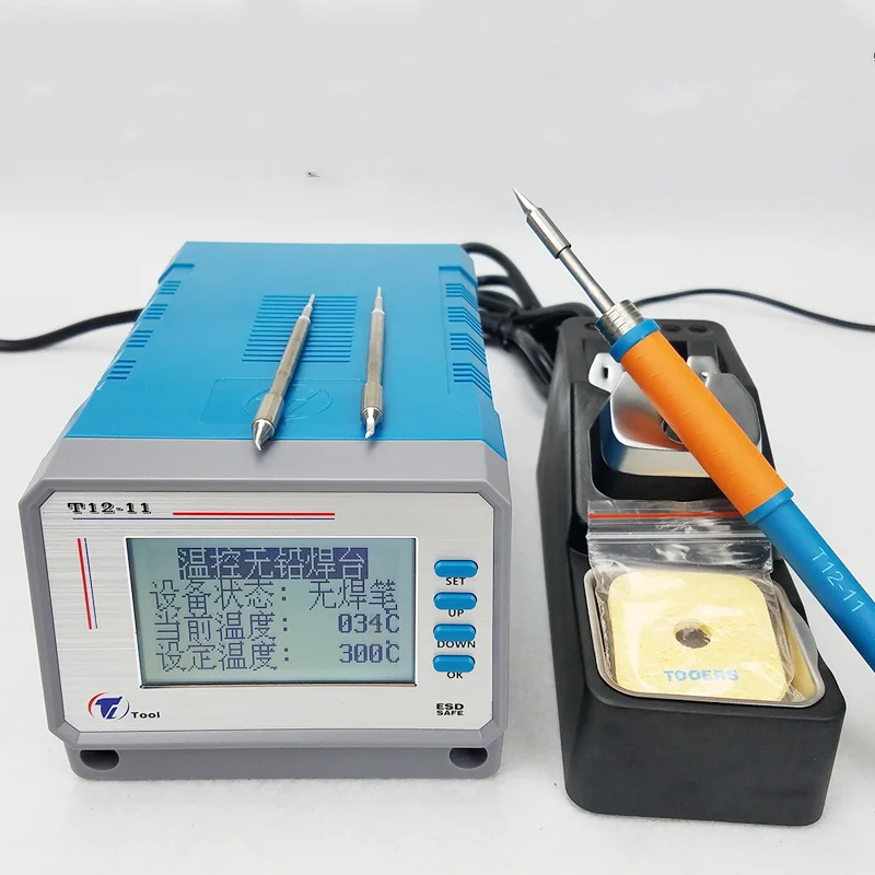 Без примесей свинца и T12-11 soldering station паяльная станция ремонте электронных компонентов термостат паяльник для инструментов для ремонта мобильных телефонов