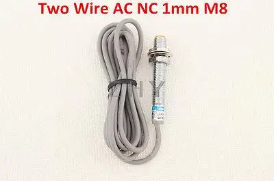 5 шт. M8 AC двухпроводной NC 1 мм датчик приближения LJ8A3-1-J/DZ