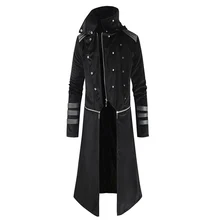 Винтаж для женщин мужчин Косплей костюмы джентльмена Готический стиль Хэллоуин сценический пиджак средневековая Туника одежда смокинг большой размер