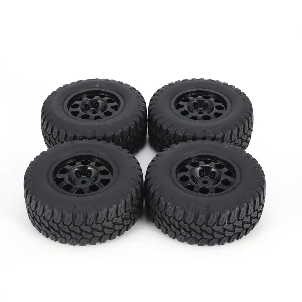 

4pcs AUSTAR 110mm Rim Rubber Tyre Wheel Set Kit Spare Parts Accessories for Traxxas Slash 4X4 RC4WD HPI HSP 1/10 Crawler Car