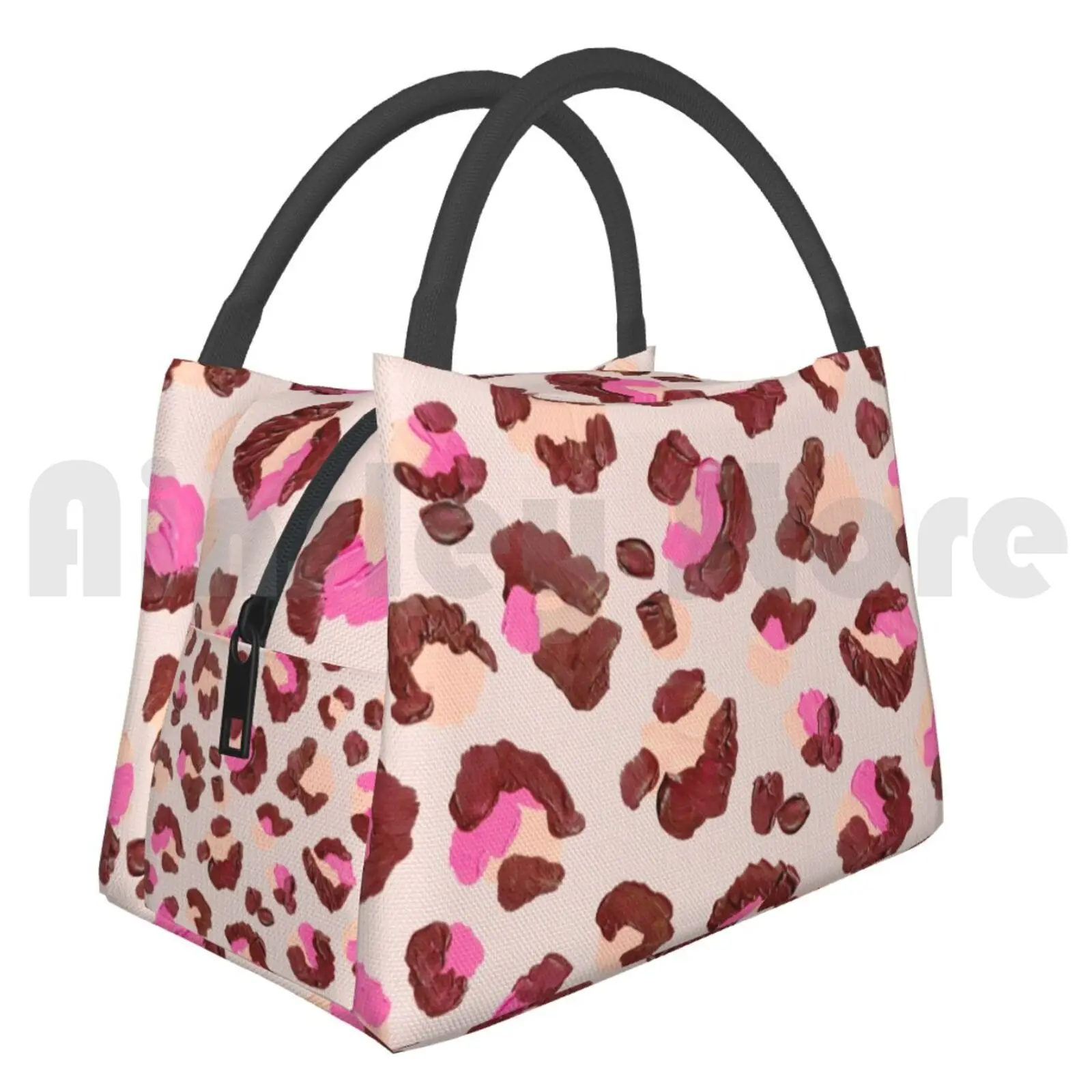 

Portable Insulation Bag Leopard Print – Pink & Mauve Palette Leopard Animal Cheetah Wild Pattern Catcoq Cat