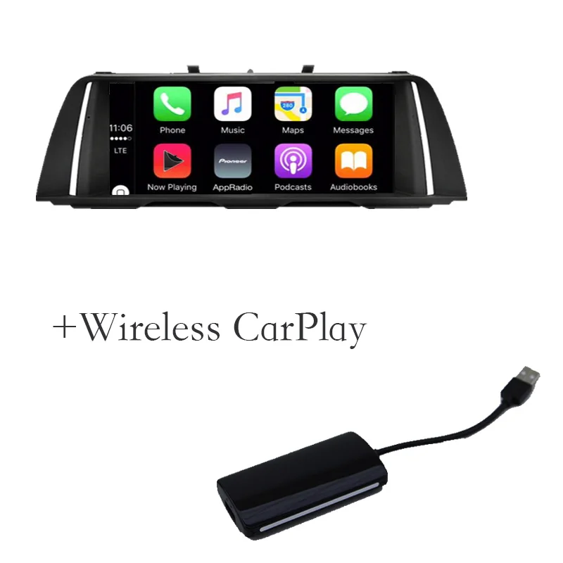 Liandlee Car Multimedia GPS Audio Radio Stereo For BMW 5 M5 F10 F11 2013~2016 CarPlay TPMS For NBT System Navigation NAVI